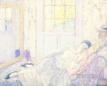 残りの印象派の女性フレデリック・カール・フリーセケ Oil Paintings